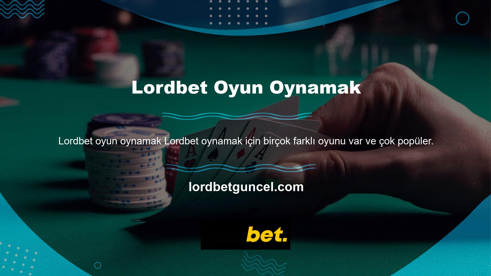 Bu oyunlara ek olarak, Casino'nun ortaya çıkışı Casino'yu casino severler ve casino oyuncuları oynadı